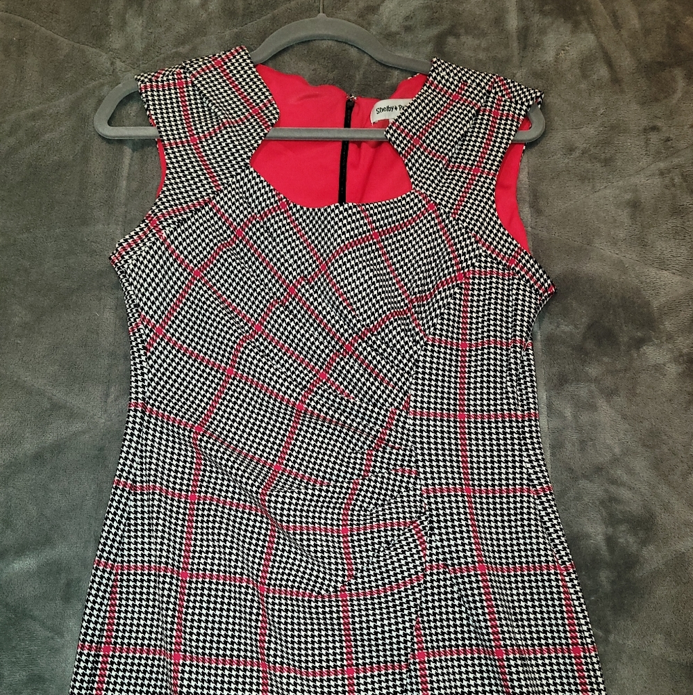 Gingham bodycon dress